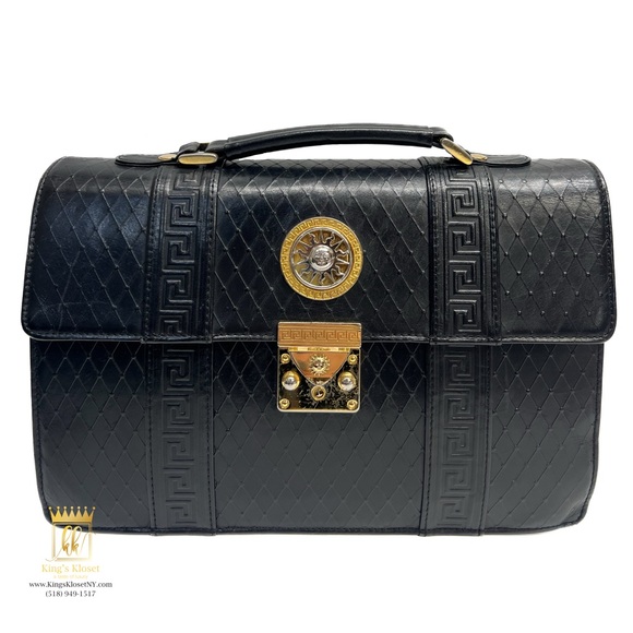 Versace Handbags - Versace top handle sunburst bag